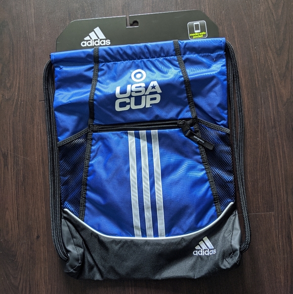 adidas pull string bag